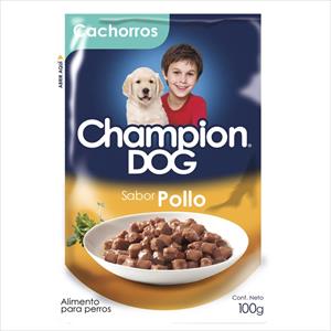 ALIMENTO CHAMPION DOG CACHORRO 100G POLLO