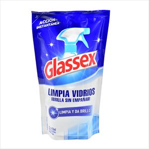 LIMPIA VIDRIOS GLASSEX 800ML DOY PACK