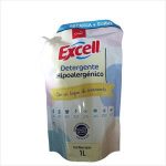 DETERGENTE LIQUIDO EXCELL 1L HIPOALERGENICO