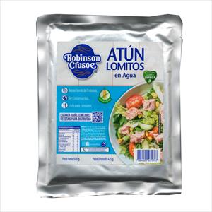 ATUN LOMITO EN AGUA ROBINSON CRUSOE 500G NETO 475 DRENADO