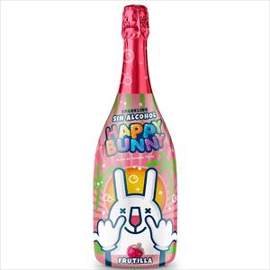 ESPUMANTE HAPPY BUNNY 750ML FRUTILLA SIN ALCOHOL