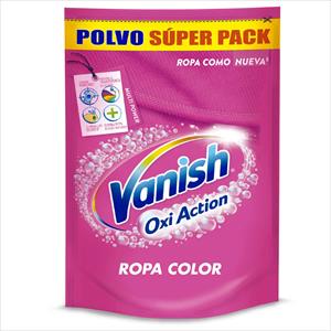 QUITAMANCHAS VANISH POLVO 850G ROPA COLOR