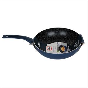WOK ILKO 28CM GRANITO NAVY