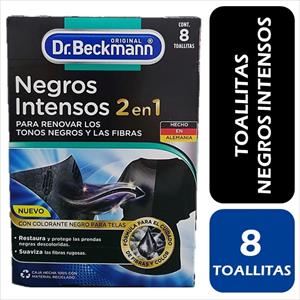 DR BECKMANN RENOVADOR NEGROS INTENSOS 8UN