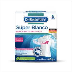 DR BECKMANN RENOVADOR SUPER BLANCO 6 CARGAS