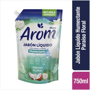 JABON AROM 750ML PARAISO FLORAL