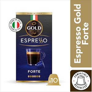 CAFE GOLD EN CAPSULAS ESPRESSO FORTE 10U