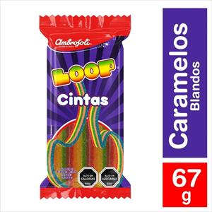 GOMITAS AMBROSOLI LOOP CINTAS FRUTALES 67G