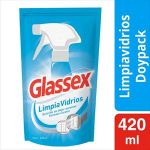 LIMPIAVIDRIOS GLASSEX 420ML DP RECARGA