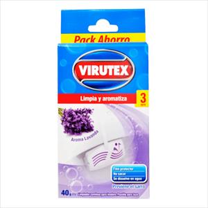 LIMPIADOR INODORO ESTANQUE BLOCK X3U VIRUTEX