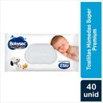 TOALLA HUMEDA BABYSEC SUPER PREMIUM 40U