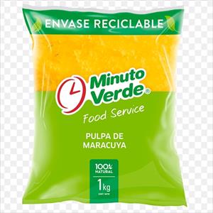 PULPA DE MARACUYA 1KG MINUTO VERDE