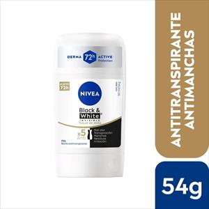 DESODORANTE NIVEA BARRA WOMAN 54G B/WHITE TOQUE SEDA