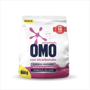 DETERGENTE POLVO OMO 800G CON BICARBONATO