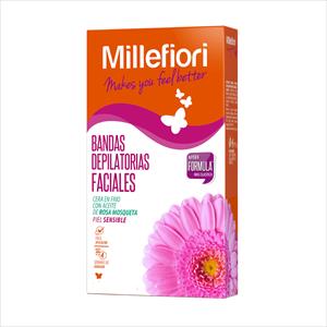BANDA DEPILATORIA FACIAL MILLEFIORI PIEL SENSIBLE