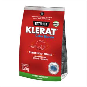 RATICIDA KLERAT CEBO BLANDO 150G