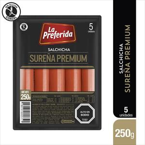 SALCHICHA LA PREFERIDA SUREMA PREMIUM 250G
