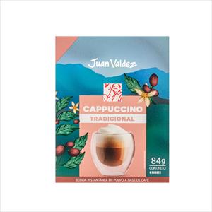 CAFE JUAN VALDEZ 6 SOBRES CAPPUCHINO TRADICIONAL