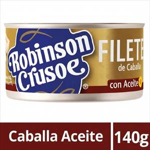 FILETES DE CABALLA AL ACEITE 140GR ROBINSON CRUSOE