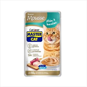 ALIMENTO MASTER CAT MOUSSE 60GR ATUN BLANCO
