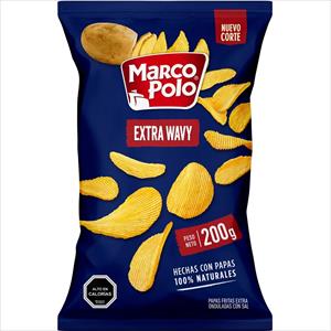 PAPAS MARCO POLO WAVY 200G MARCO POLO