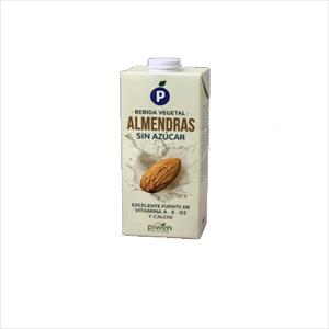 BEBIDA VEGETAL ALMENDRAS S/AZUCAR 1L PIWEN