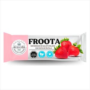 GALLETA ECOVIDA SIN AZUCAR RELLENO FRUTILLA 150G