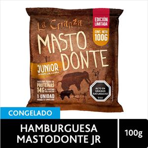 HAMBURGUESA MASTODONTE JR 100G