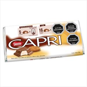CHOCOLATE CAPRI 90G ALMENDRA