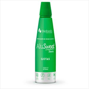 ENDULZANTE ALUSWEET 270ML STEVIA