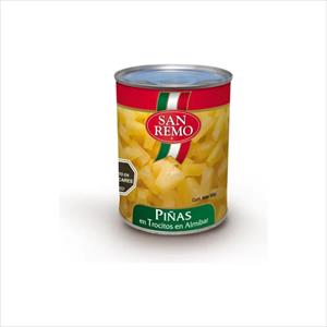 PIÑA EN TROCITO SAN REMO 565G