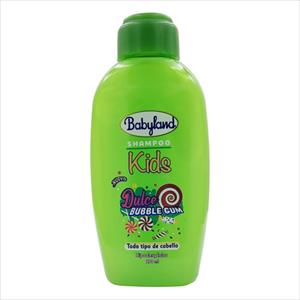 SHAMPOO BABYLAND KIDS 270ML BUBBLE GUM