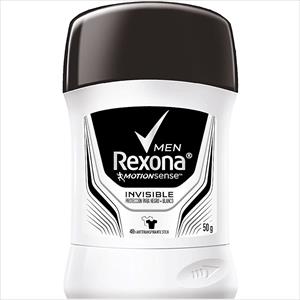 DESODORANTE REXONA MEN BARRA 50G INVISIBLE