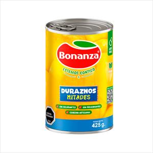 DURAZNO MITADES BONANZA 425G
