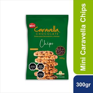 COBERTURA CHIPS DE CHOCOLATE CARAVELLA 300G