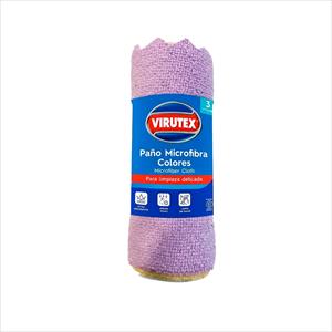 PAÑO MICROFIBRA ROLLO 3U VIRUTEX
