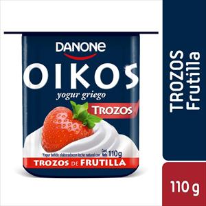 YOGHURT DANONE OIKOS TROZO110G FRUTILLA