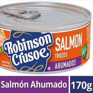 SALMON 170G TROZO AHUMADO ROBINSON CRUSOE