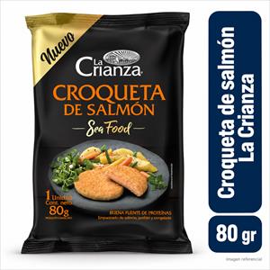 CROQUETA SALMON LA CRIANZA 80G