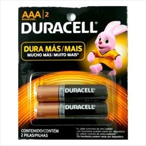 PILA DURACELL AAA X 2UNIDADES