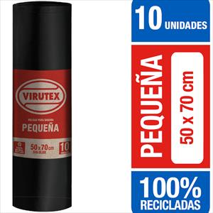 BOLSA BASURA VIRUTEX 50X70 10U