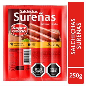 SALCHICHA SUPER CERDO SUREÑA 250G