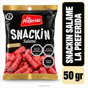 SNACKIN LA PREFERIDA SALAME 50G