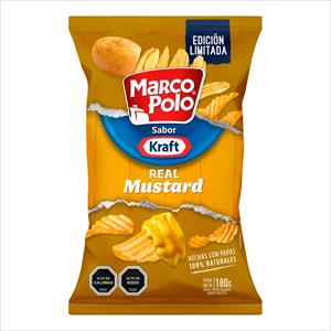 PAPAS MARCO POLO 180G SABOR MOSTAZA