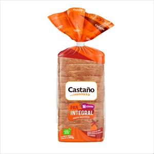 PAN CASTAÑO MOLDE INTEGRAL 400G