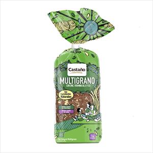 PAN CASTAÑO MOLDE MULTIGRANO 400GR