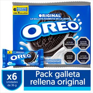 PACK GALLETAS OREO X 6U
