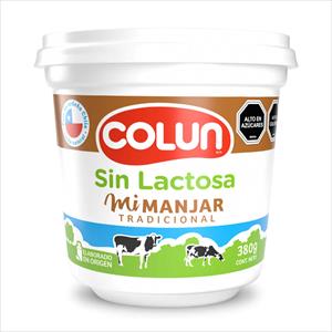 MANJAR COLUN SIN LACTOSA 380G POTE