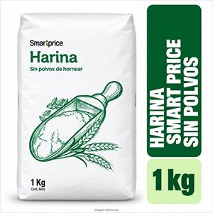 HARINA 1KG SIN POLVOS SMATPRICE
