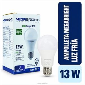 AMPOLLETA MEGABRIGHT 13W LUZ FRIA